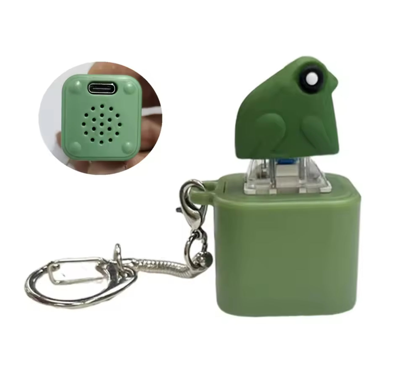 Wiederaufladbarer Frosch Schlüsselanhänger